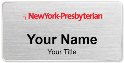 Custom name badges for NewYork Presbyterian Hospital