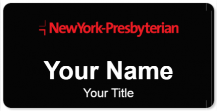 Custom name badges for NewYork Presbyterian Hospital