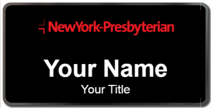 Custom name badges for NewYork Presbyterian Hospital