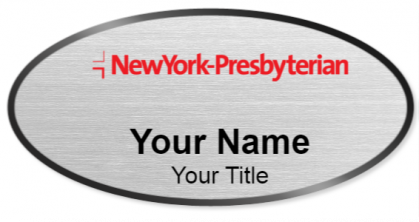 Custom name badges for NewYork Presbyterian Hospital