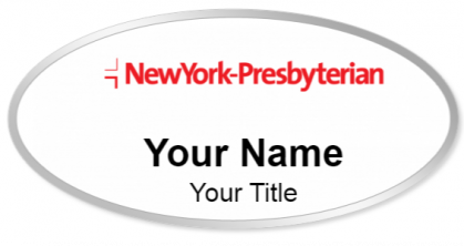 Custom name badges for NewYork Presbyterian Hospital