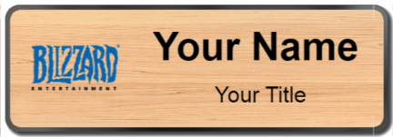 Custom name badges for Blizzard Entertainment
