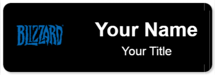 Custom name badges for Blizzard Entertainment