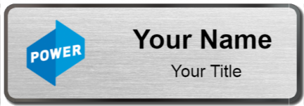 Custom name badges for Power Home Remodeling