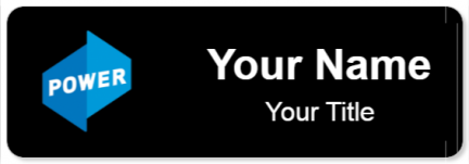 Custom name badges for Power Home Remodeling