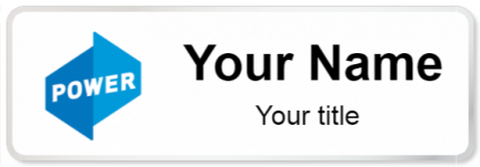 Custom name badges for Power Home Remodeling