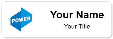 Custom name badges for Power Home Remodeling