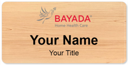 Custom name badges for BAYADA Home Health Care