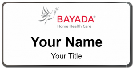 Custom name badges for BAYADA Home Health Care