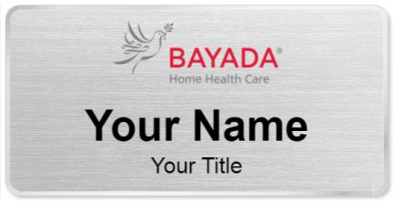Custom name badges for BAYADA Home Health Care