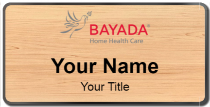 Custom name badges for BAYADA Home Health Care