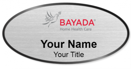 Custom name badges for BAYADA Home Health Care