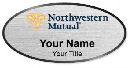 Custom name badges for Northwestern Mutual