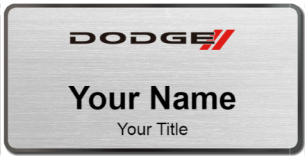 Custom name badges for Dodge