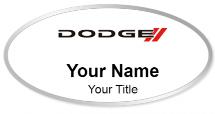 Custom name badges for Dodge