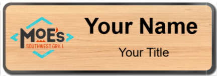 Custom name badges for Moes