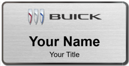 Custom name badges for Buick