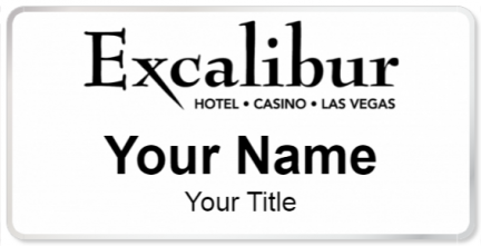 Custom name badges for Excalibur Hotel & Casino Las Vegas