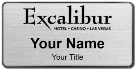 Custom name badges for Excalibur Hotel & Casino Las Vegas