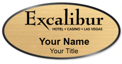 Custom name badges for Excalibur Hotel & Casino Las Vegas