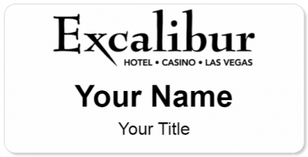 Custom name badges for Excalibur Hotel & Casino Las Vegas