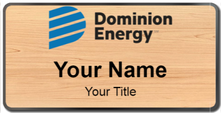 Custom name badges for Dominion Resources