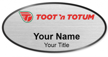 Custom name badges for Toot n Totum Food Stores