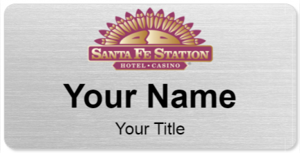 Custom name badges for Santa Fe Station Hotel Casino