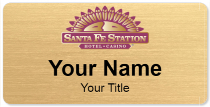Custom name badges for Santa Fe Station Hotel Casino
