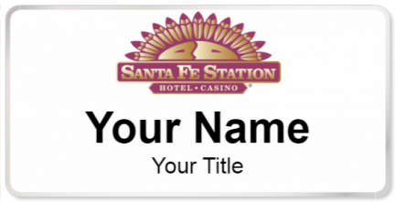 Custom name badges for Santa Fe Station Hotel Casino