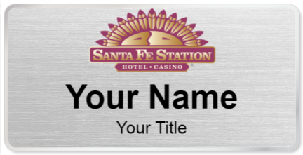 Custom name badges for Santa Fe Station Hotel Casino