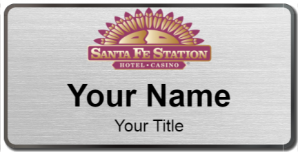 Custom name badges for Santa Fe Station Hotel Casino