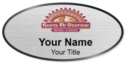 Custom name badges for Santa Fe Station Hotel Casino