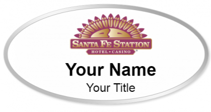 Custom name badges for Santa Fe Station Hotel Casino