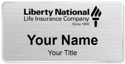 Custom name badges for Liberty National Life