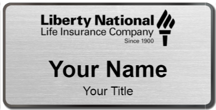 Custom name badges for Liberty National Life