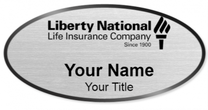 Custom name badges for Liberty National Life