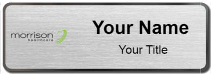 Custom name badges for Morrison Healthcare