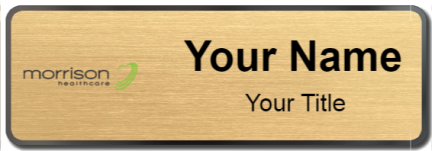 Custom name badges for Morrison Healthcare