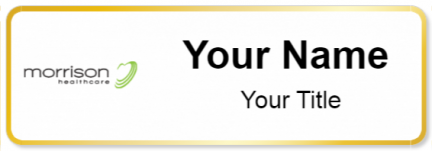 Custom name badges for Morrison Healthcare