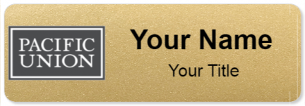 Custom name badges for Pacific Union
