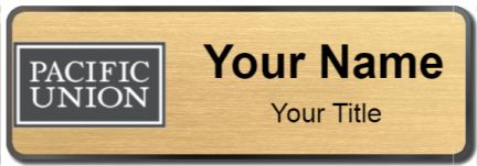 Custom name badges for Pacific Union