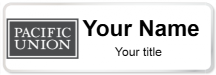 Custom name badges for Pacific Union