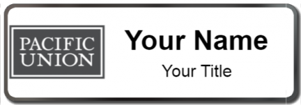 Custom name badges for Pacific Union