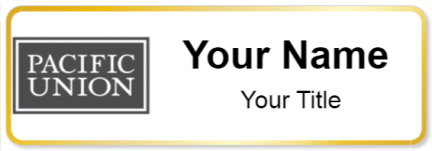 Custom name badges for Pacific Union