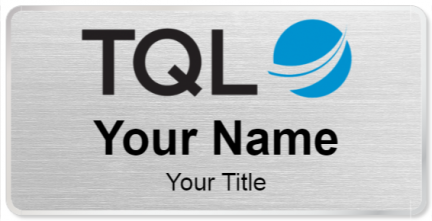 Custom name badges for Total Quality Logistics