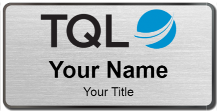 Custom name badges for Total Quality Logistics