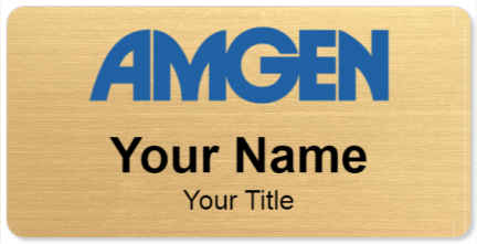 Custom name badges for Amgen