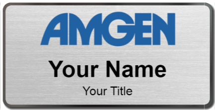 Custom name badges for Amgen