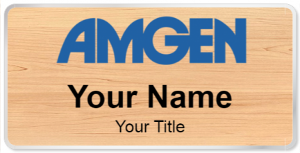 Custom name badges for Amgen